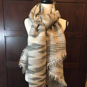 SAKS Asymmetrical Scarf